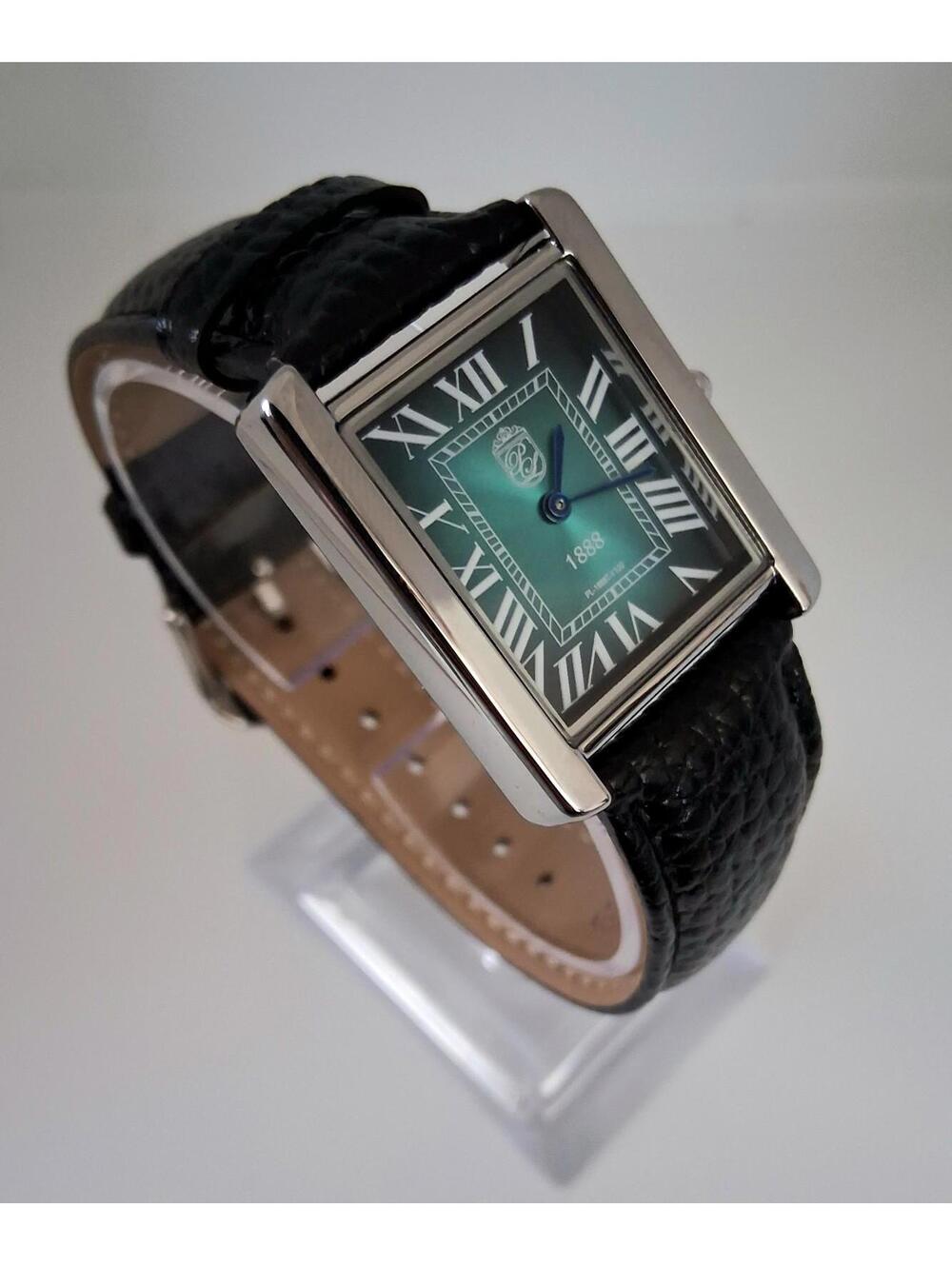 NEW Pierre Lucerne Aquamarine 1888 Men's Tank‎ Watch